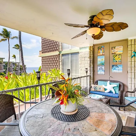 2 Mi To Town Kailua-Kona Condo Steps From Beach